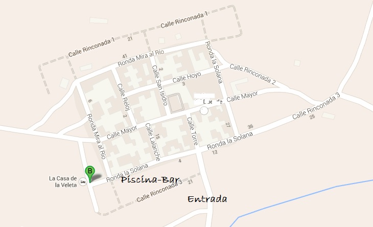 mapa de la Rinconada